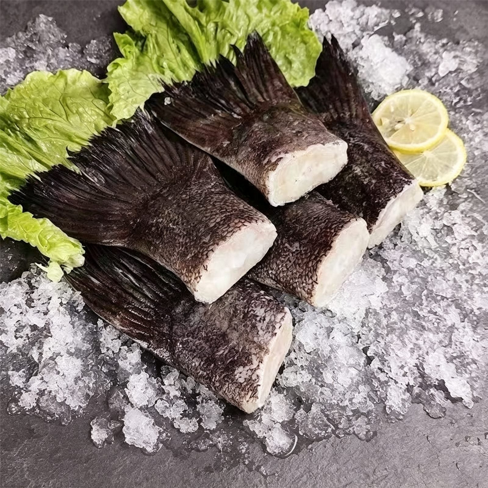 Frozen Greenland Flounder Tails, Halibut Tails 500g