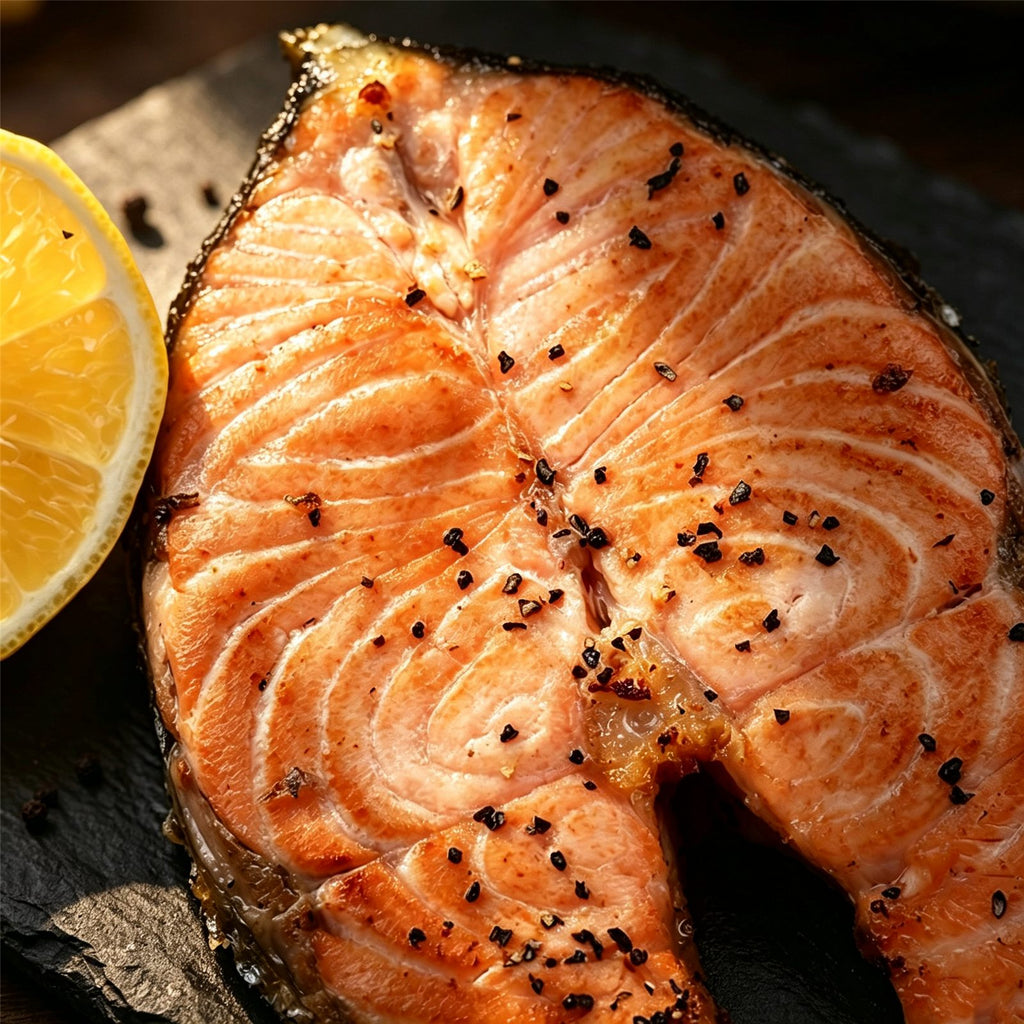 Atlantic Salmon Tail Steaks, Frozen 500g