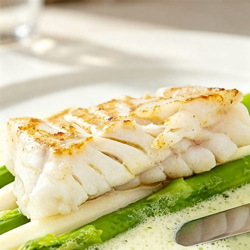Frozen Flounder Middle Cut, Halibut Fillets 500g