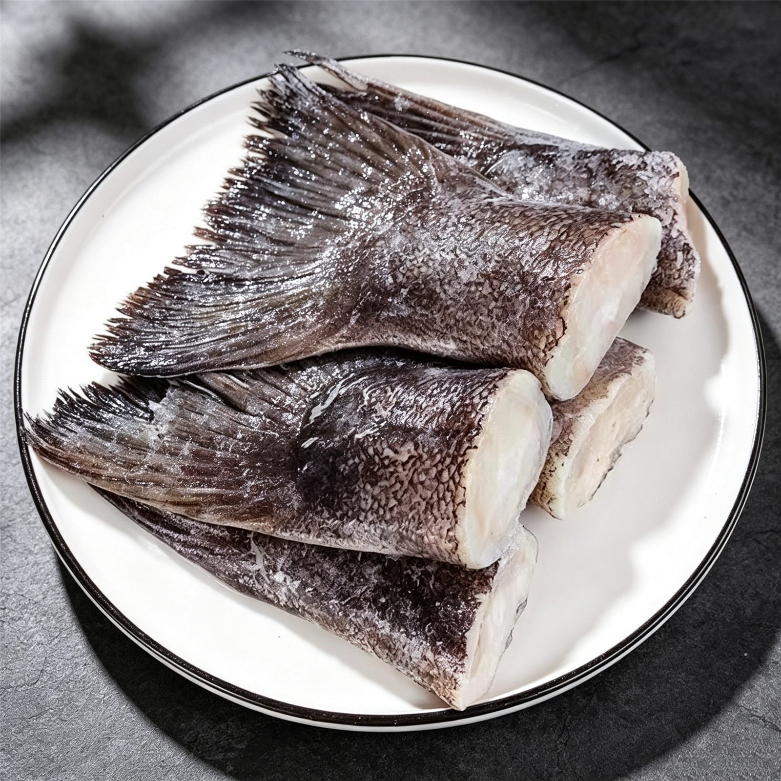 Frozen Greenland Flounder Tails, Halibut Tails 500g