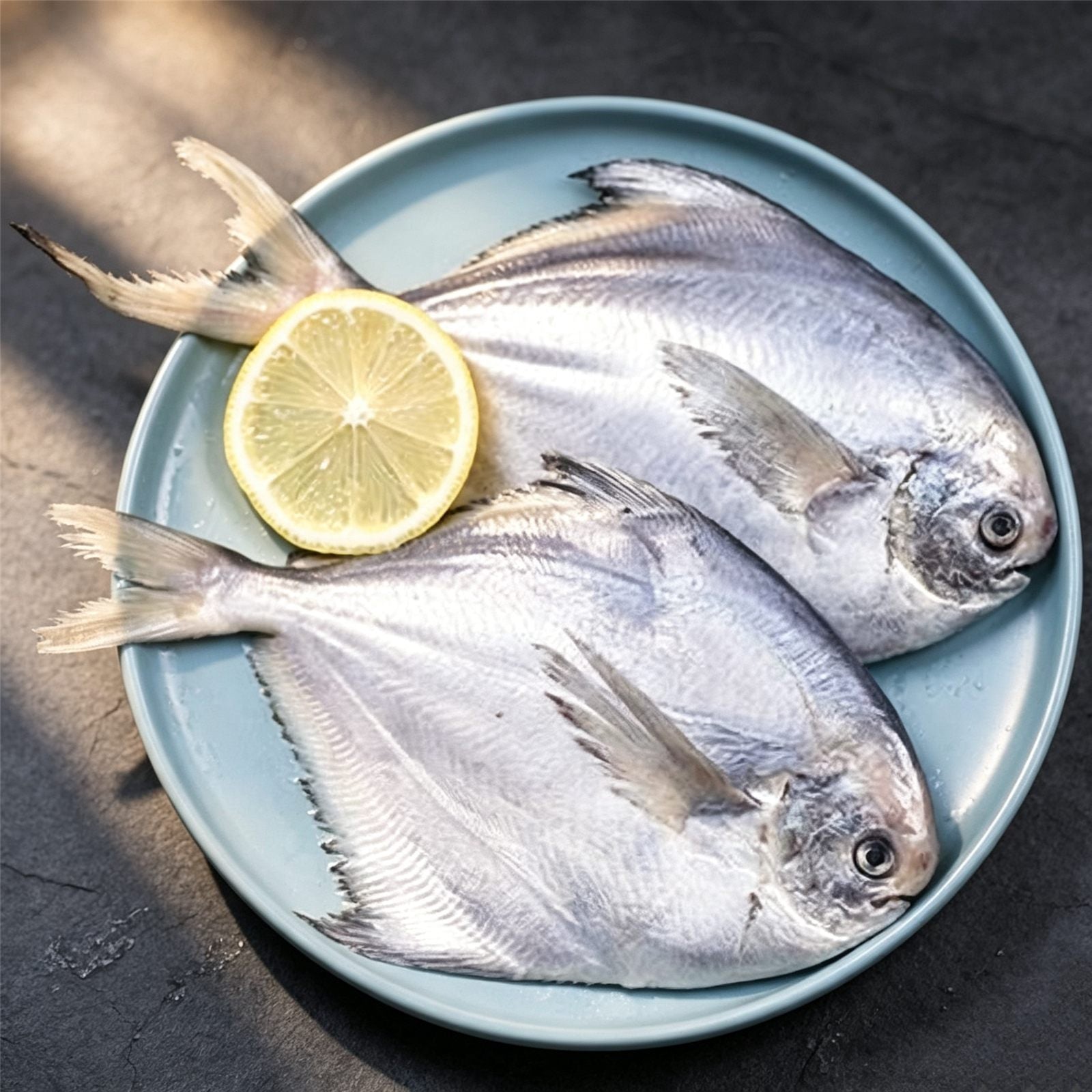 Frozen Silver Pomfret 500g